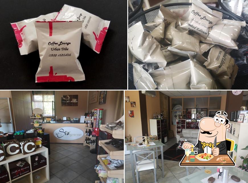 Questa è la immagine che mostra la cibo e interni di SE Espresso - Bar Tabacchi - miglior caffè Pavia in ufficio e casa - Capsule, Cialde, Comodato d'uso