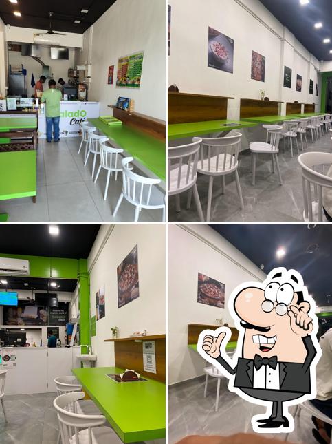The interior of SaladO Cafe