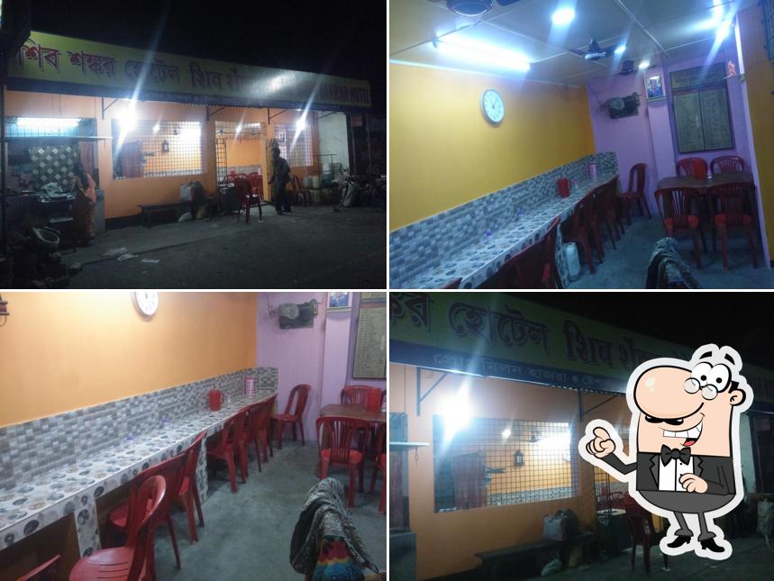 The interior of Shiv Sankar Hotel