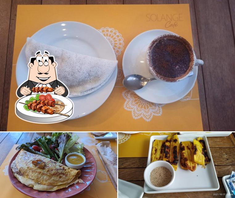 Platos en Solange Café