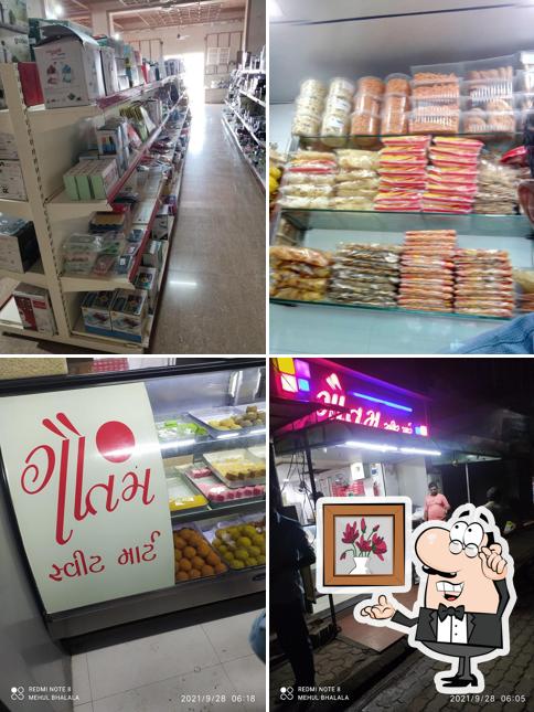 The interior of Gautam Sweets