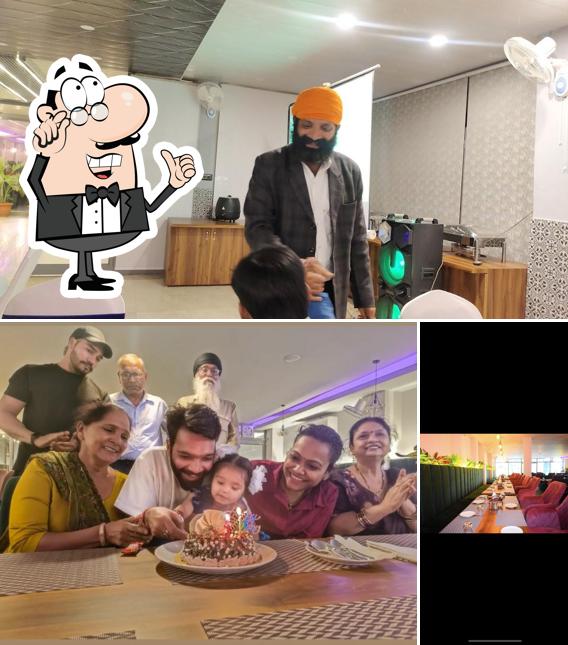 The interior of Happy Day, Best restaurant in Haridwar ,best family restaurant in Haridwar