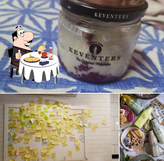 Cheese plate at Keventers