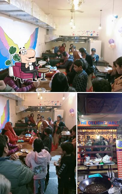 The interior of The Delight Table