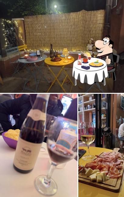 Piatto di formaggi al Vini e Voglini