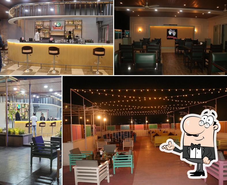 The interior of Wicked bar and lounge