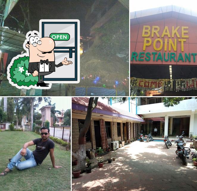 The exterior of Brake Point Restaurant