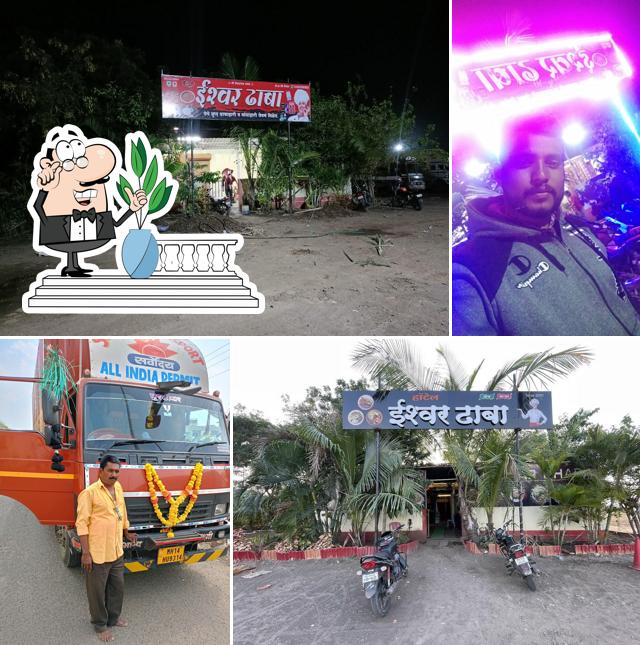 The exterior of Ishwar Dhaba