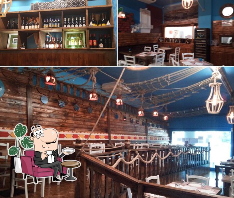 Gli interni di Osteria I Tre Marinai