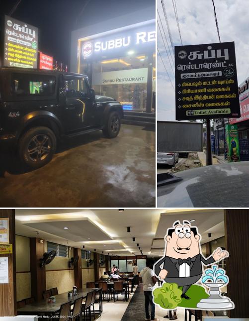 SUBBU RESTAURANT is distinguished by exterior and interior