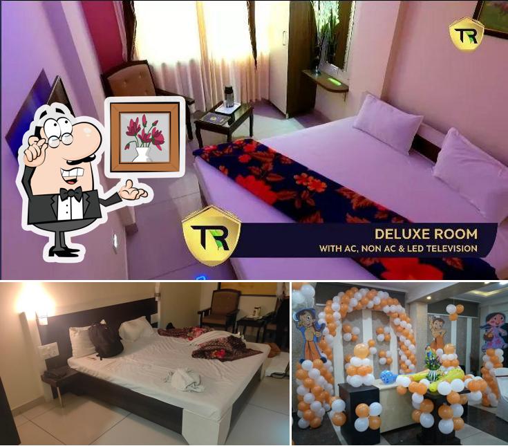 The interior of Hotel Tulsi Residency