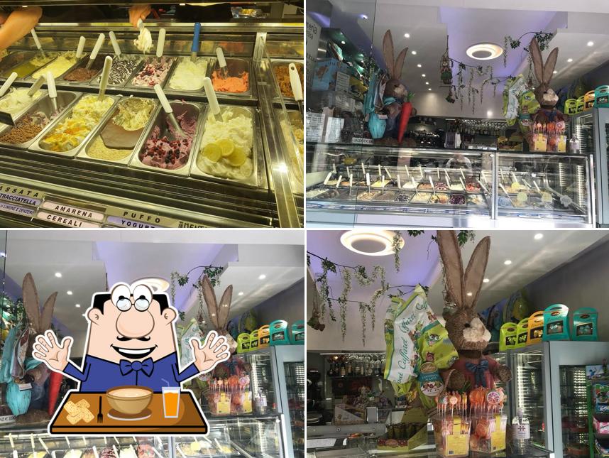 Platti al Gelateria Fior d'Elisa