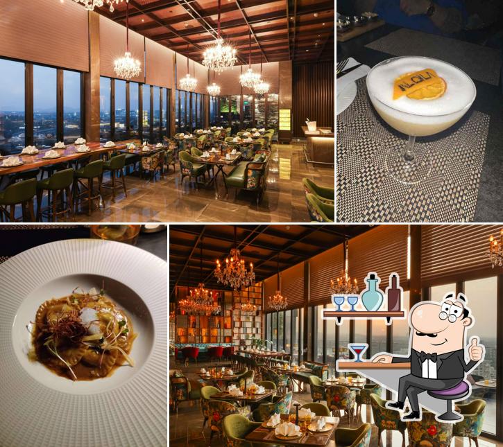 The interior of Al Di La - Conrad Pune