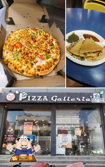 Take a look at the picture showing food and exterior at Pizza Galleria Jind