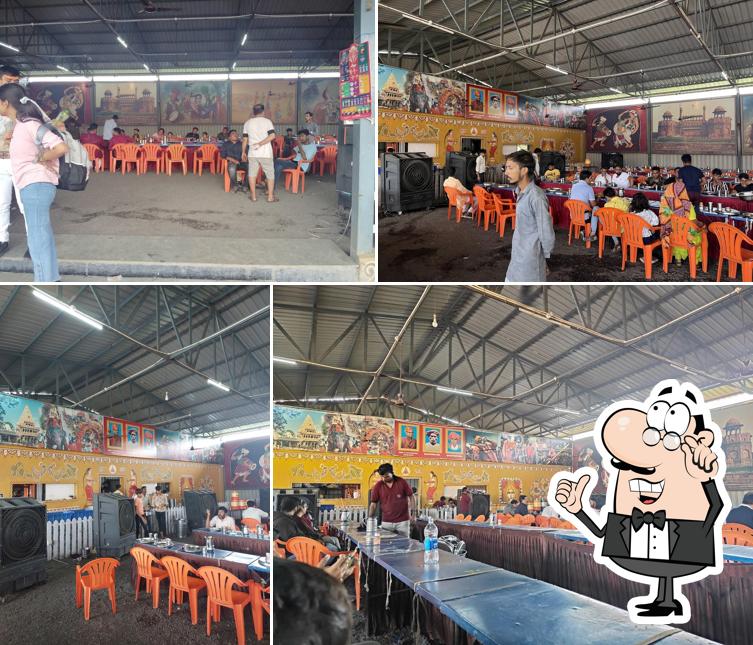 The interior of Shree radha madhav restaurant
