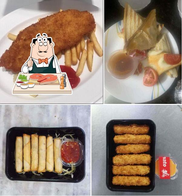 Fish and chips at Mamma Mia