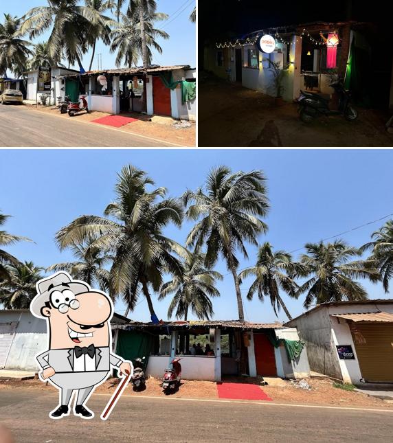 The exterior of DODO's kitchen Siolim