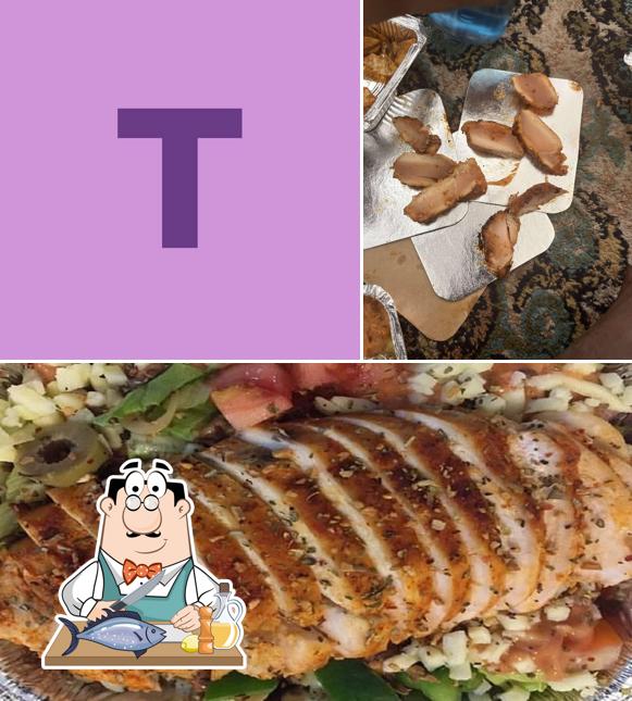 Grilled salmon at Texas Grill Talegaon