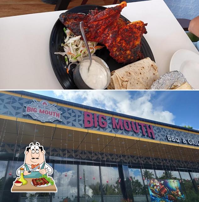Baby back ribs at Big Mouth Restaurant