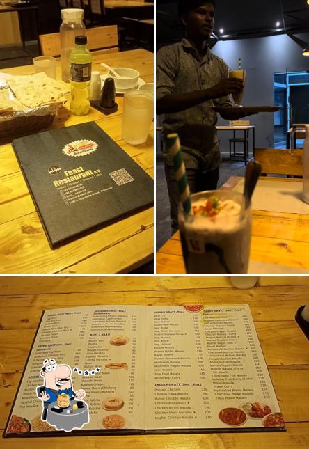 Food at Feast restaurant