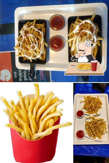 French fries at Infinity Cafe Marunji