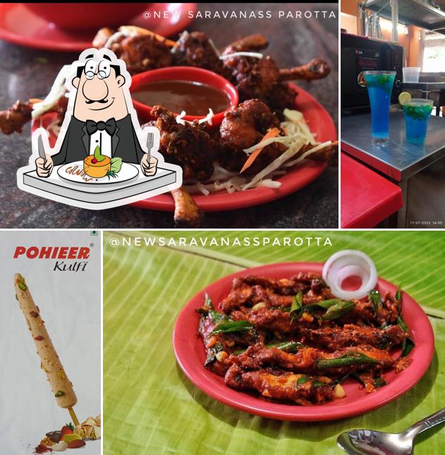 Meals at New saravanass parotta (law college branch)