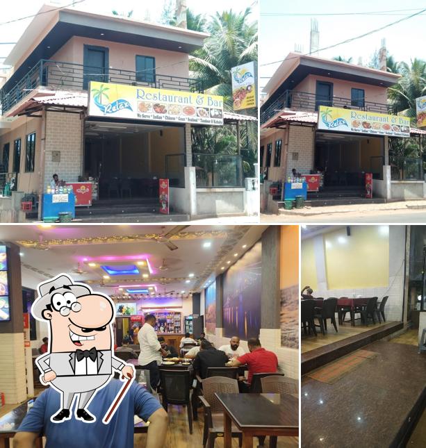 Relax Family Restaurant & Bar is distinguished by exterior and interior