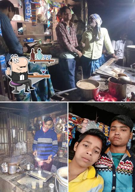 This is the photo showing interior and beverage at Fajlu Tea Shope Special Tea