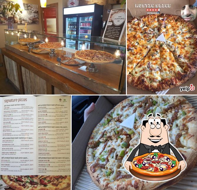 Commandez des pizzas à Rustic Slice Pizzeria & Gourmet Salads