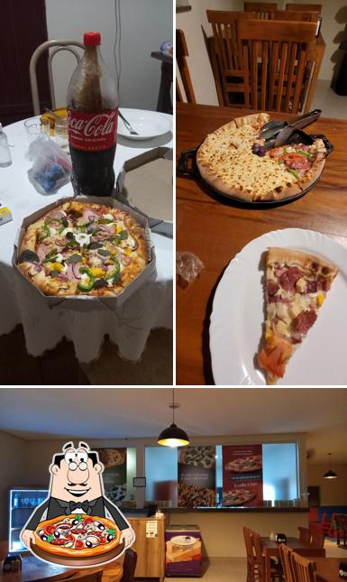 Escolha diferentes estilos de pizza