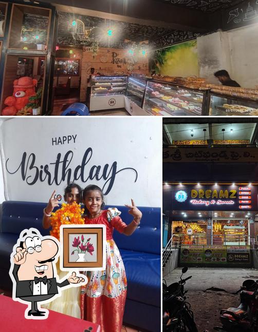 This is the photo showing interior and exterior at Dreamz Bakery Sweets