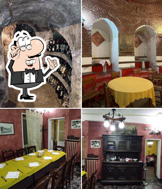 Gli interni di Grotta Gino