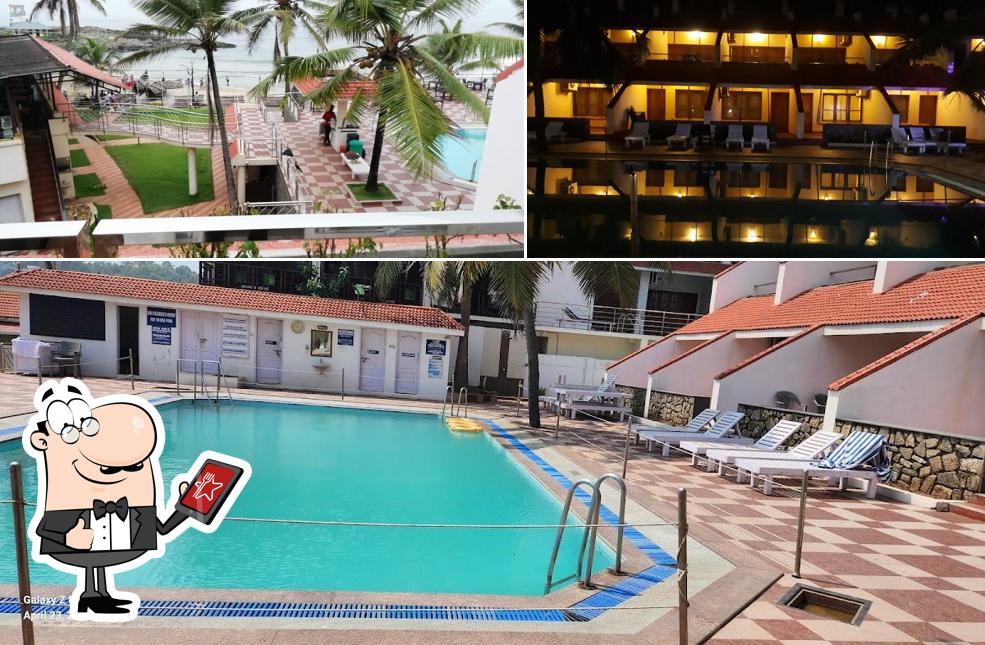 The exterior of Hotel Sea Face Kovalam