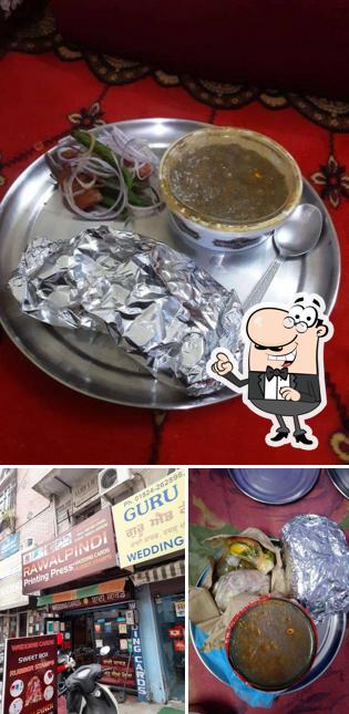 The interior of Oberoi Special Chana Bhatura