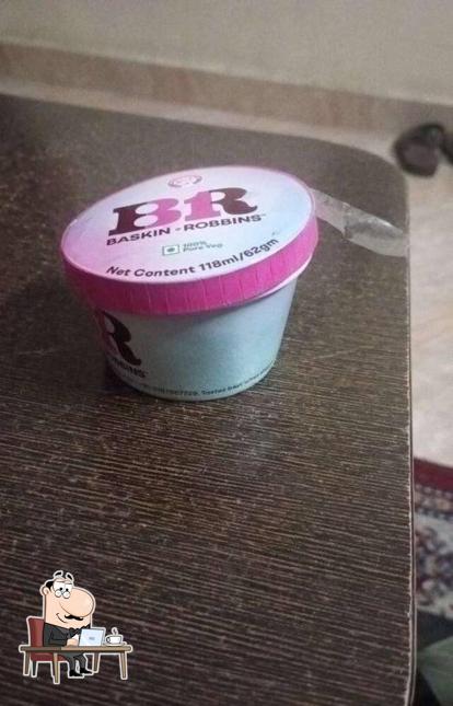 The interior of Baskin Robbins - Ice Cream Desserts