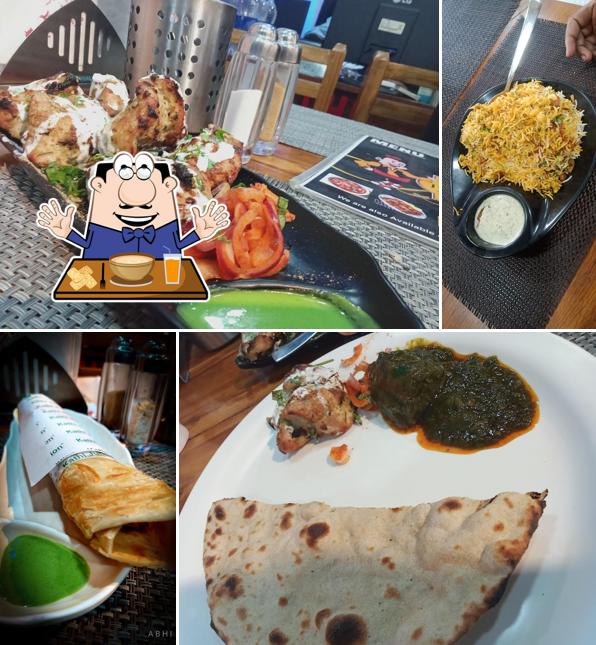 Food at Kathi Junction