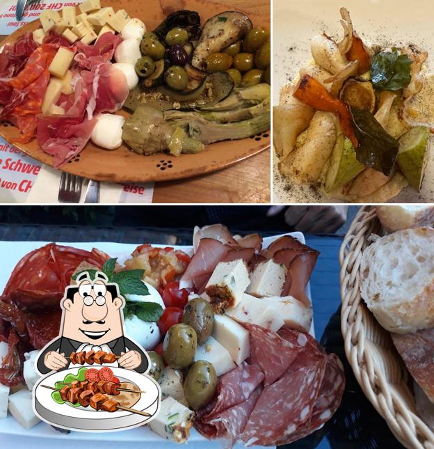 Platti al La Bottega da Pina