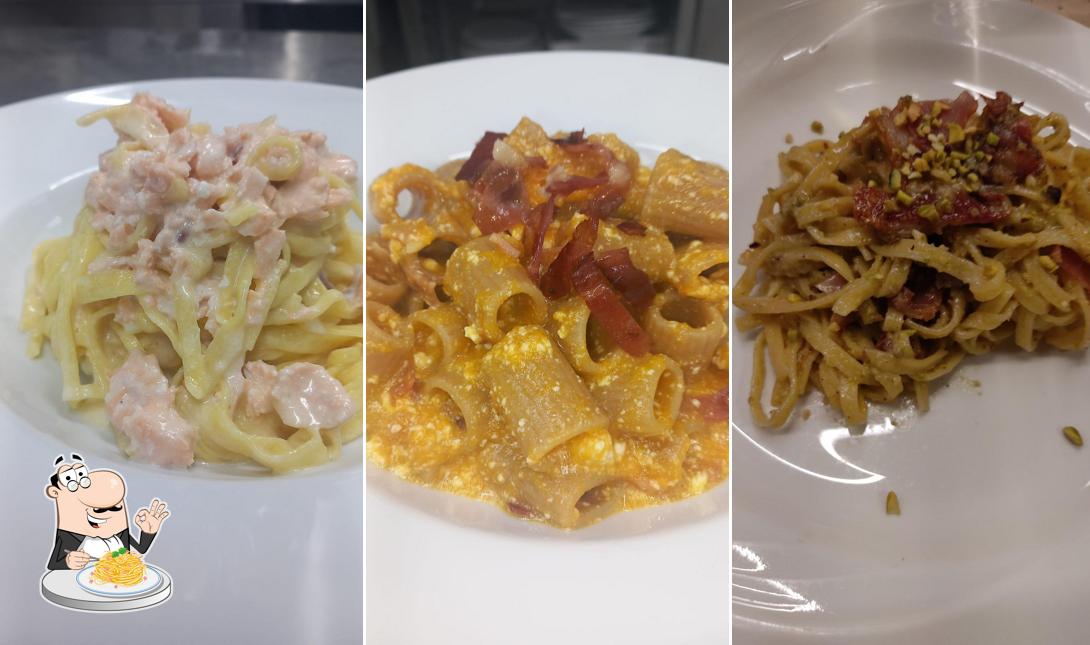 Spaghetti alla carbonara al Caffé Sonia