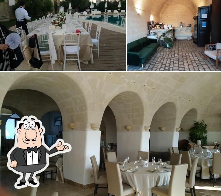 Gli interni di Masseria Savoia Resort