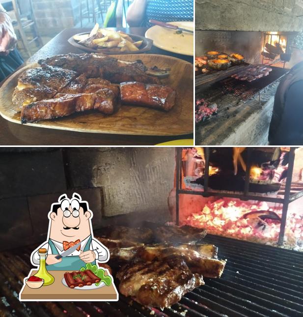 Costelas de porco em Estância Felicidade