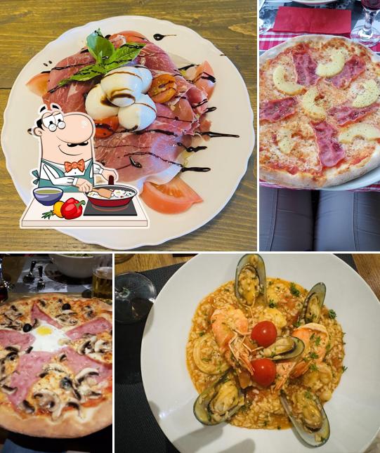 Paella al La Pizzeria Coppet