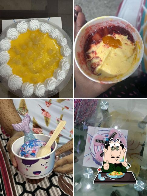 Macaroni and cheese at Baskin Robbins - Ice Cream Desserts