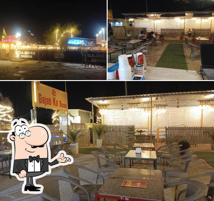 The interior of Gajab ka dhaba