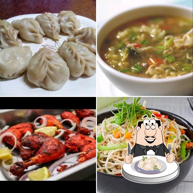 Dumplings at Singh Kitchen N Rolls