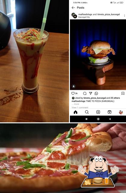 Food at Time to pizza