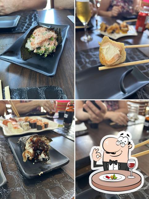 Platos en Aô Sushibar