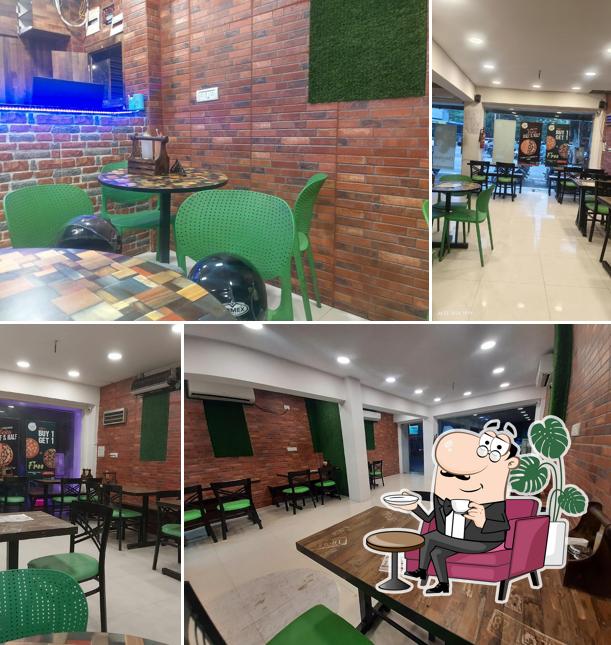 The interior of La Pino'z Pizza Kanke Rd, Ranchi