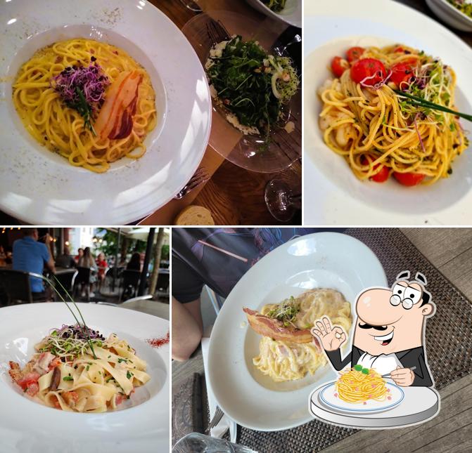 Spaghetti alla carbonara al Restaurant Pizzeria Wilhelm Tell