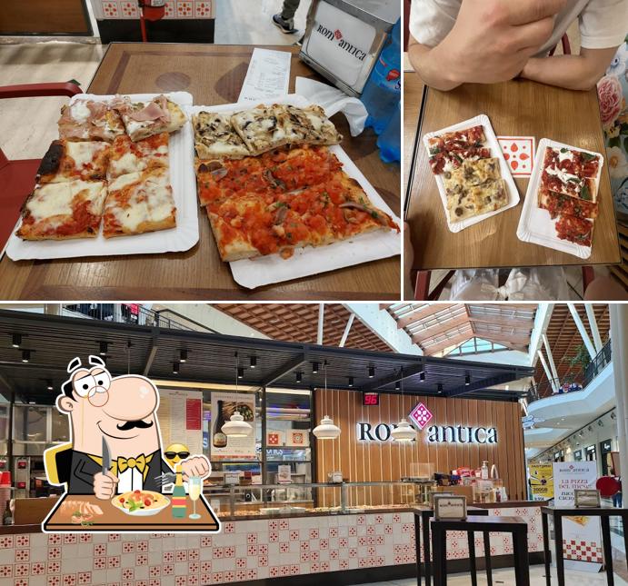 La cibo e interni del ristorante