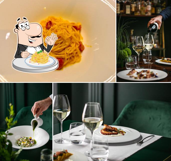 Spaghetti alla carbonara al Cafè Continentale